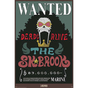 one piece - poster maxi 91,5x61cm - wanted brook