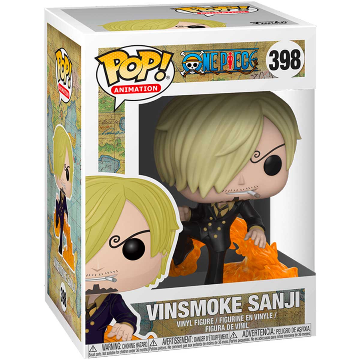 one piece - vinsmoke sanji 9cm - funko pop! 398