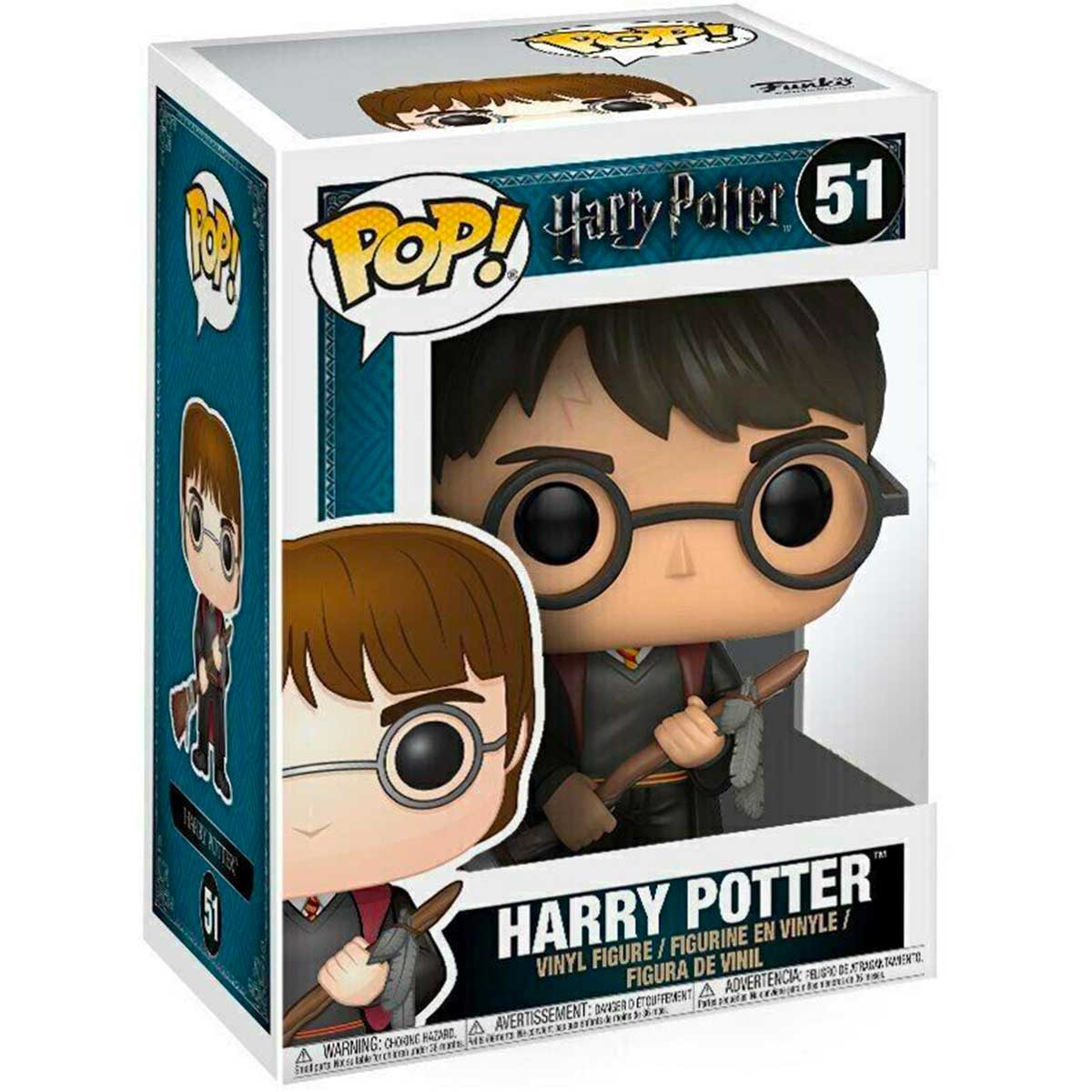harry potter - harry potter with firebolt 9cm - funko pop! 51
