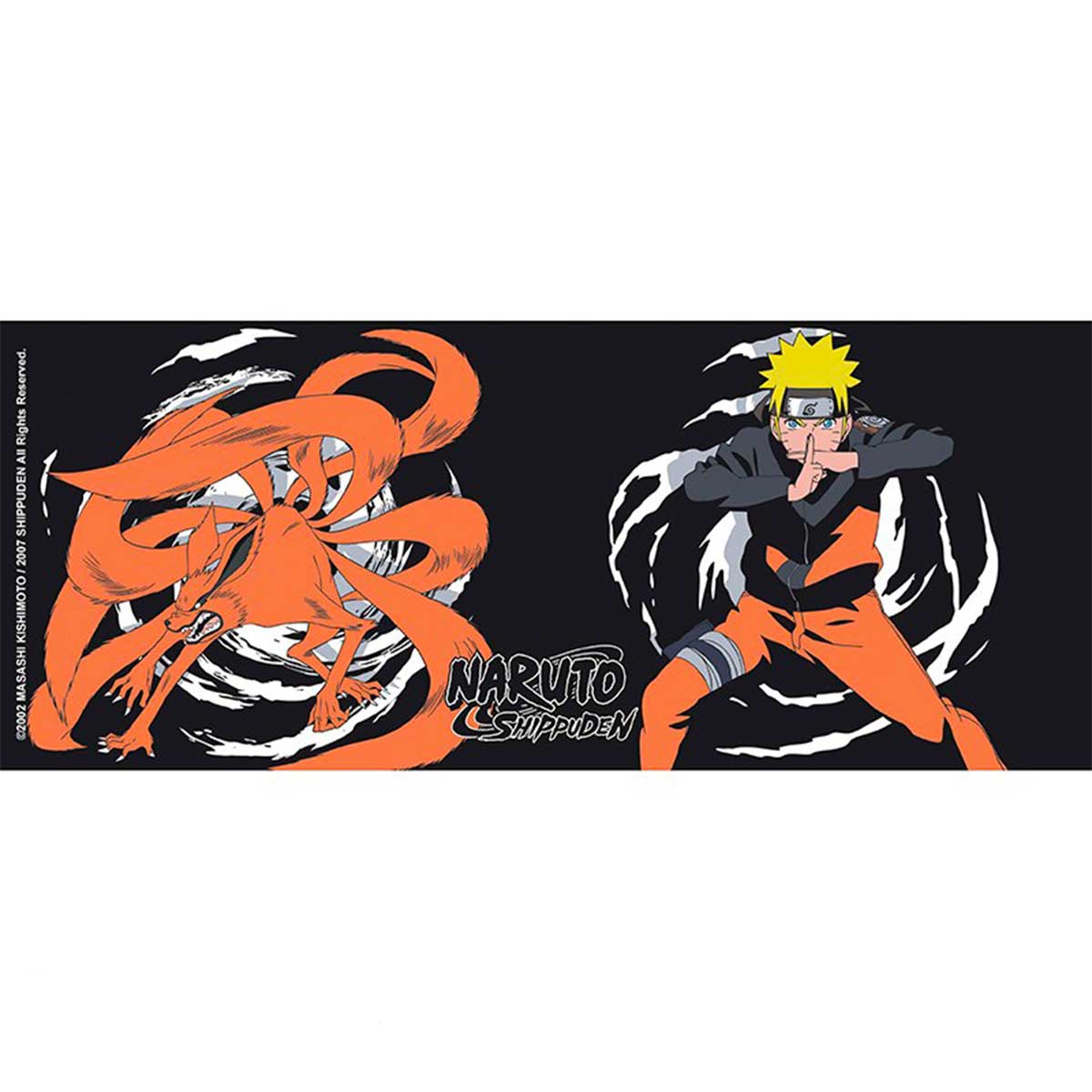 naruto shippuden - tazza 460ml - naruto & kurama