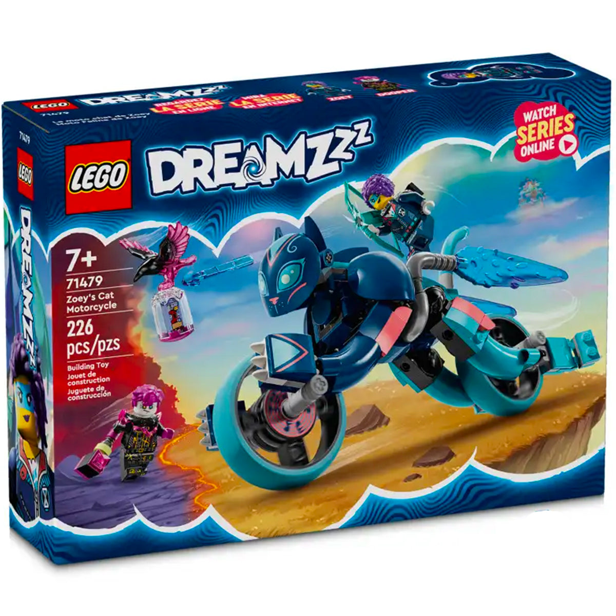 LEGO Dreamzzz 71479 la moto-gatto di zoey