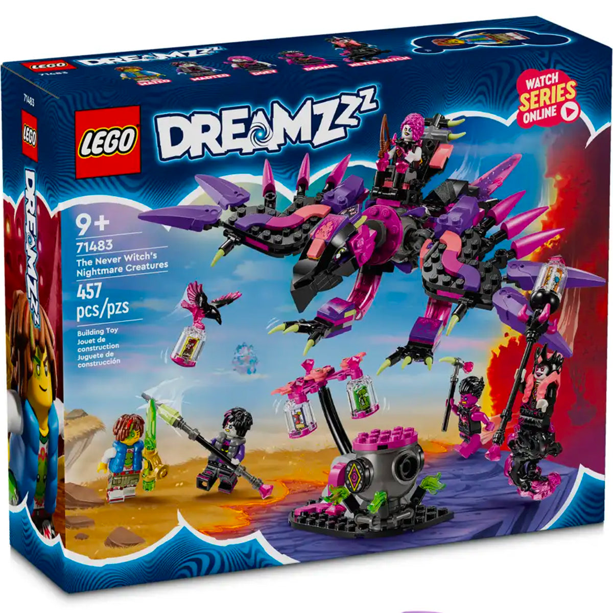 LEGO Dreamzzz 71483 le creature da incubo della mai-strega