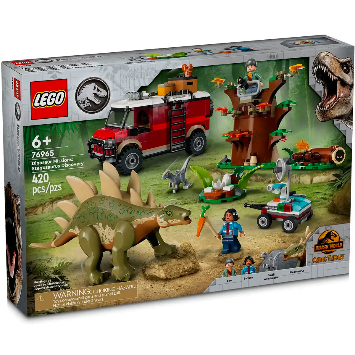 LEGO Jurassic World 76965 missione dinosauro: scoperta dello stegosauro