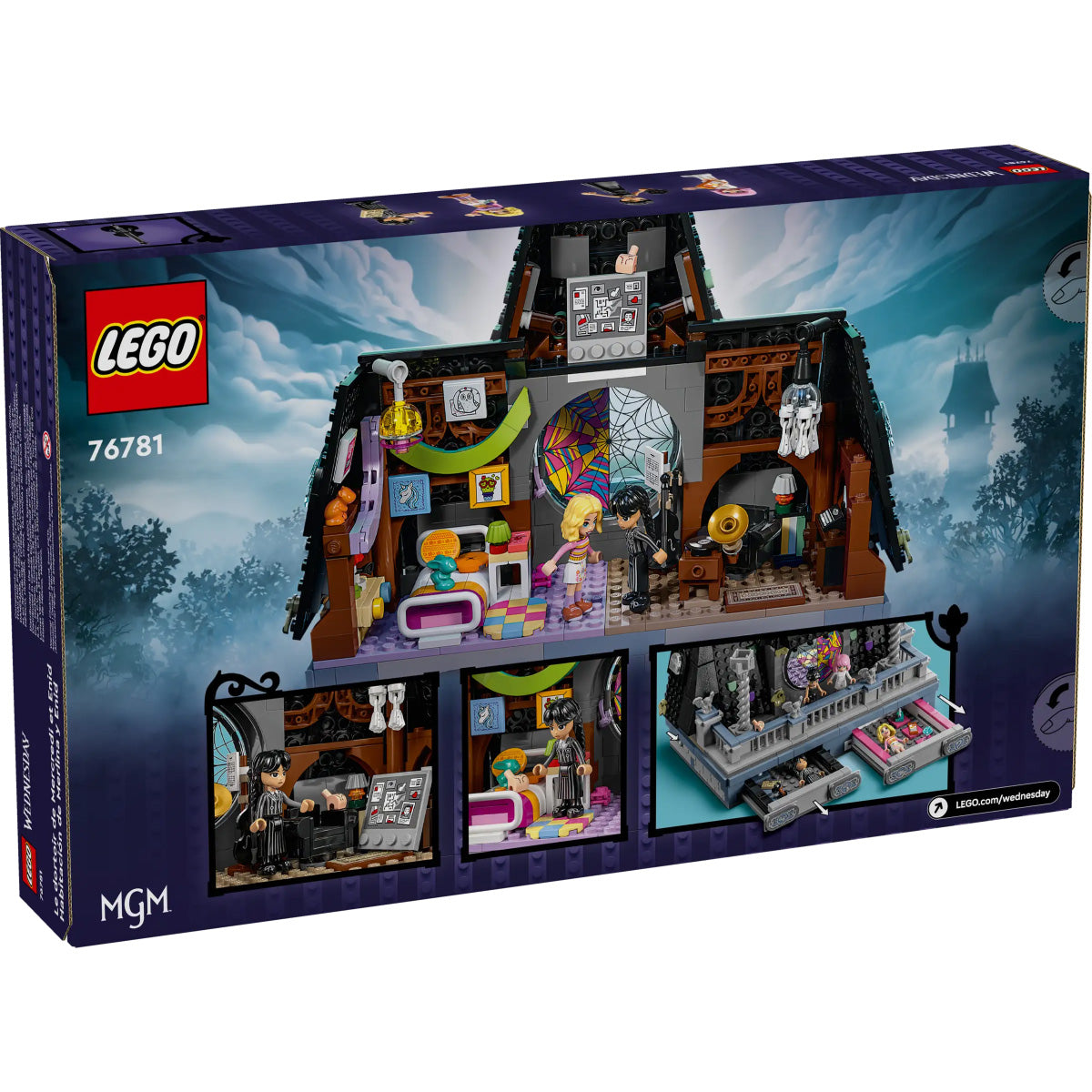 LEGO Wednesday 76781 il dormitorio di mercoledì ed enid