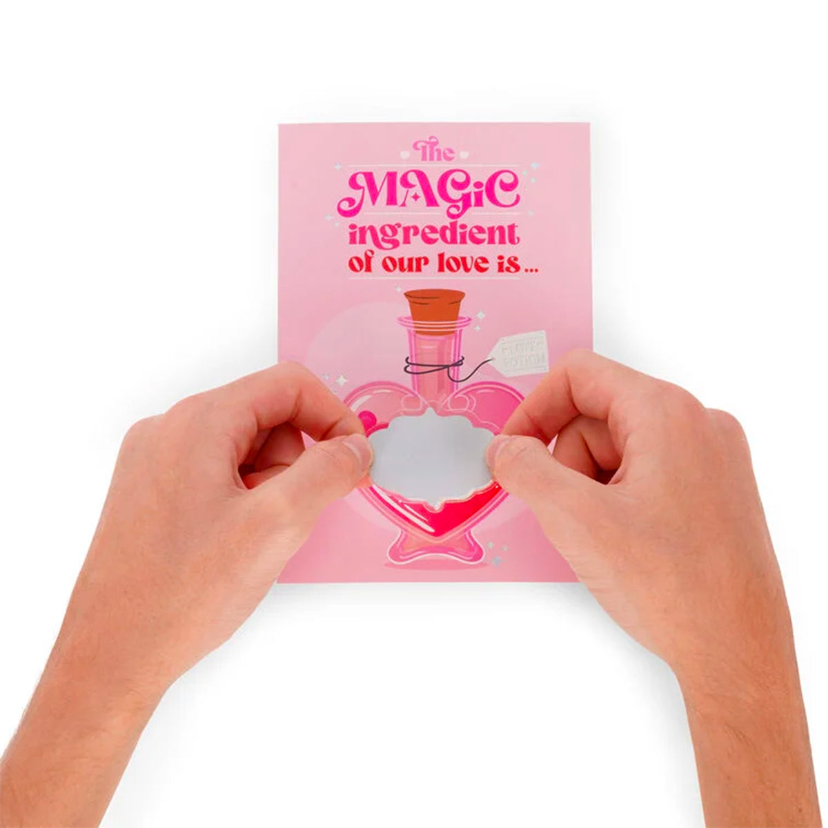 biglietto d'auguri gratta e scopri - scartch-off card - love