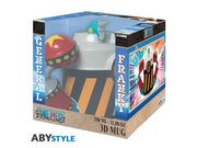 one piece - tazza 3d 350ml - franky shogun
