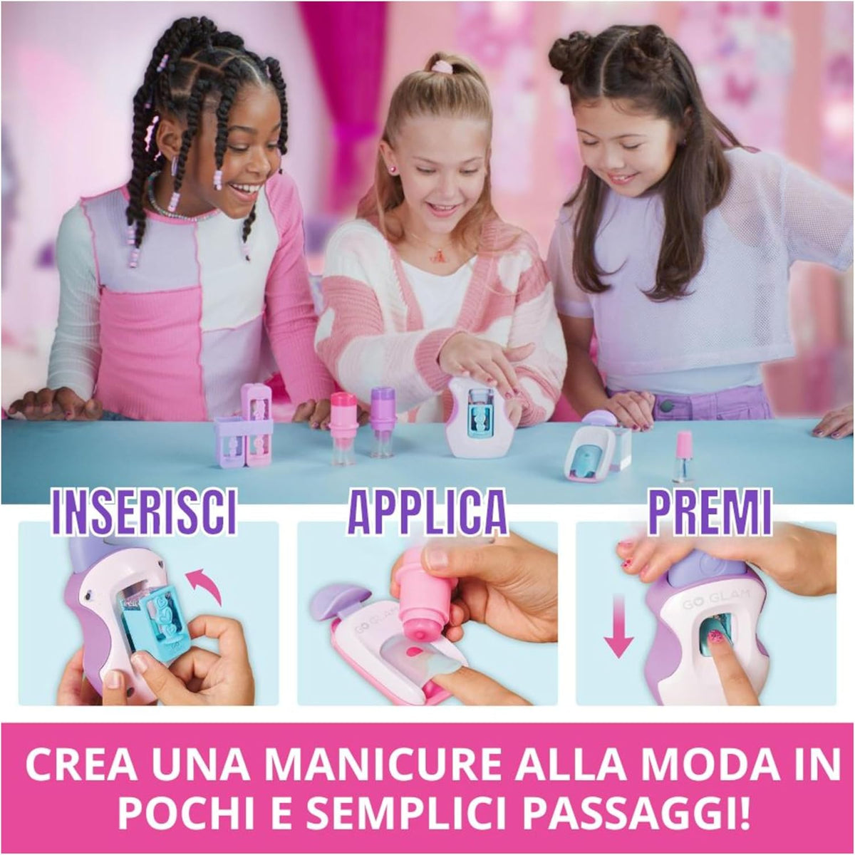 go glam - macchina decora unghie - 200 unghie