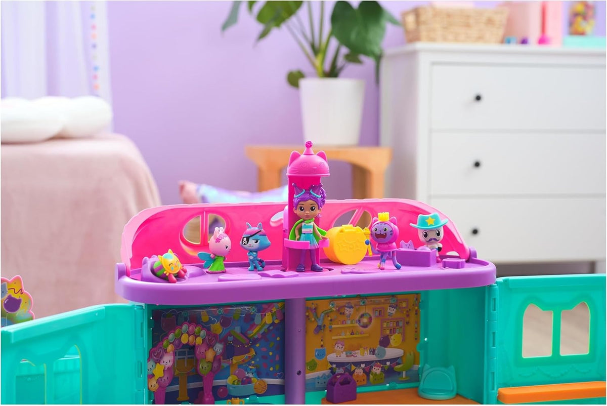 gabby's dollhouse - set deluxe con personaggi - versione celebration