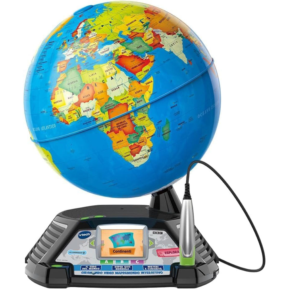 giramondo video mappamondo interattivo