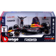 f1 red bull racing rb19 (2023) #1 w/verstappen figure - 1:24