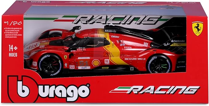 ferrari 499p lmh - 2023 24h le mans champion - 1:24