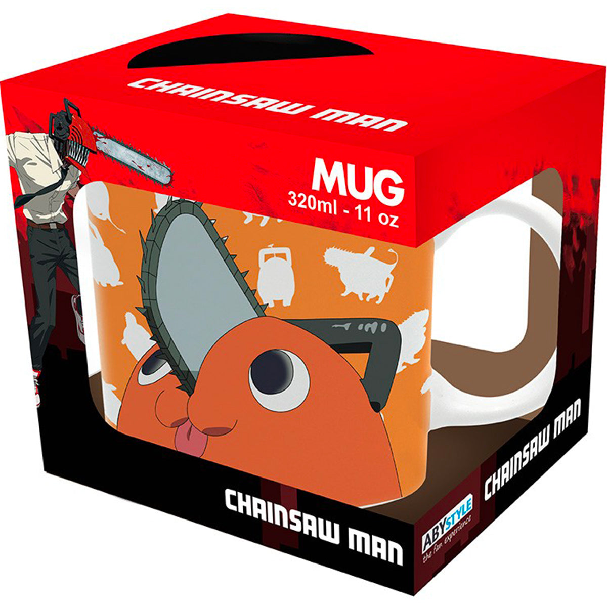chainsaw man - tazza 320ml - pochita