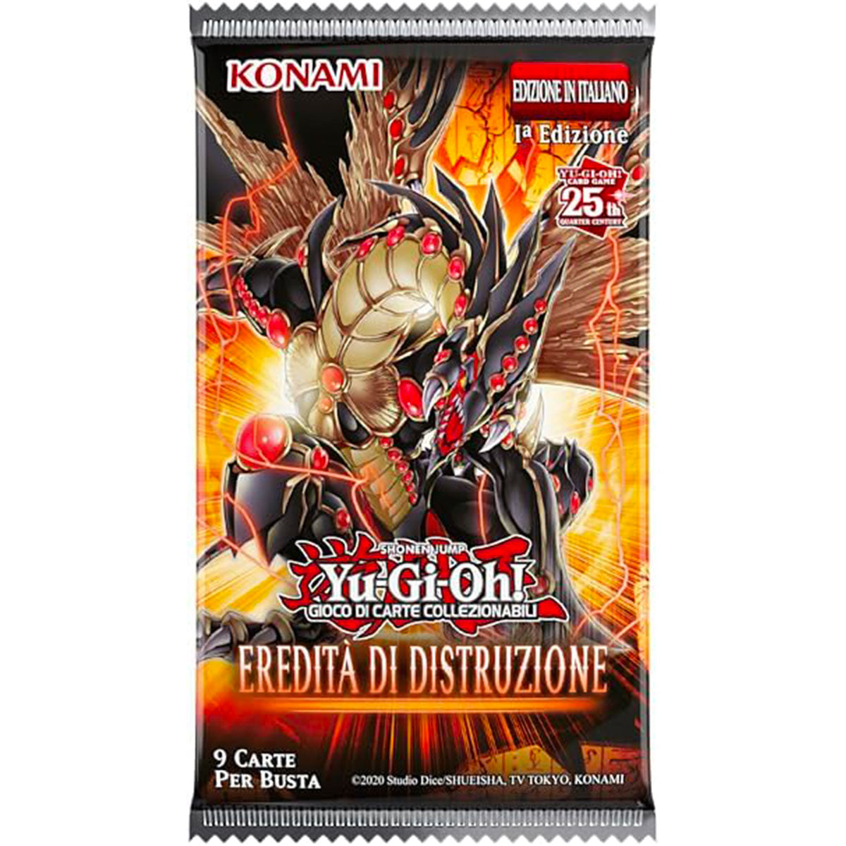 yu-gi-oh! - eredità di distruzione - bustina singola 9 carte (ita)