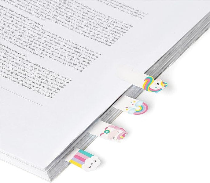 keep in mind - segnapagina adesivi - unicorni
