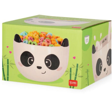 ciotola da colazione in gres - buongiorno! - panda