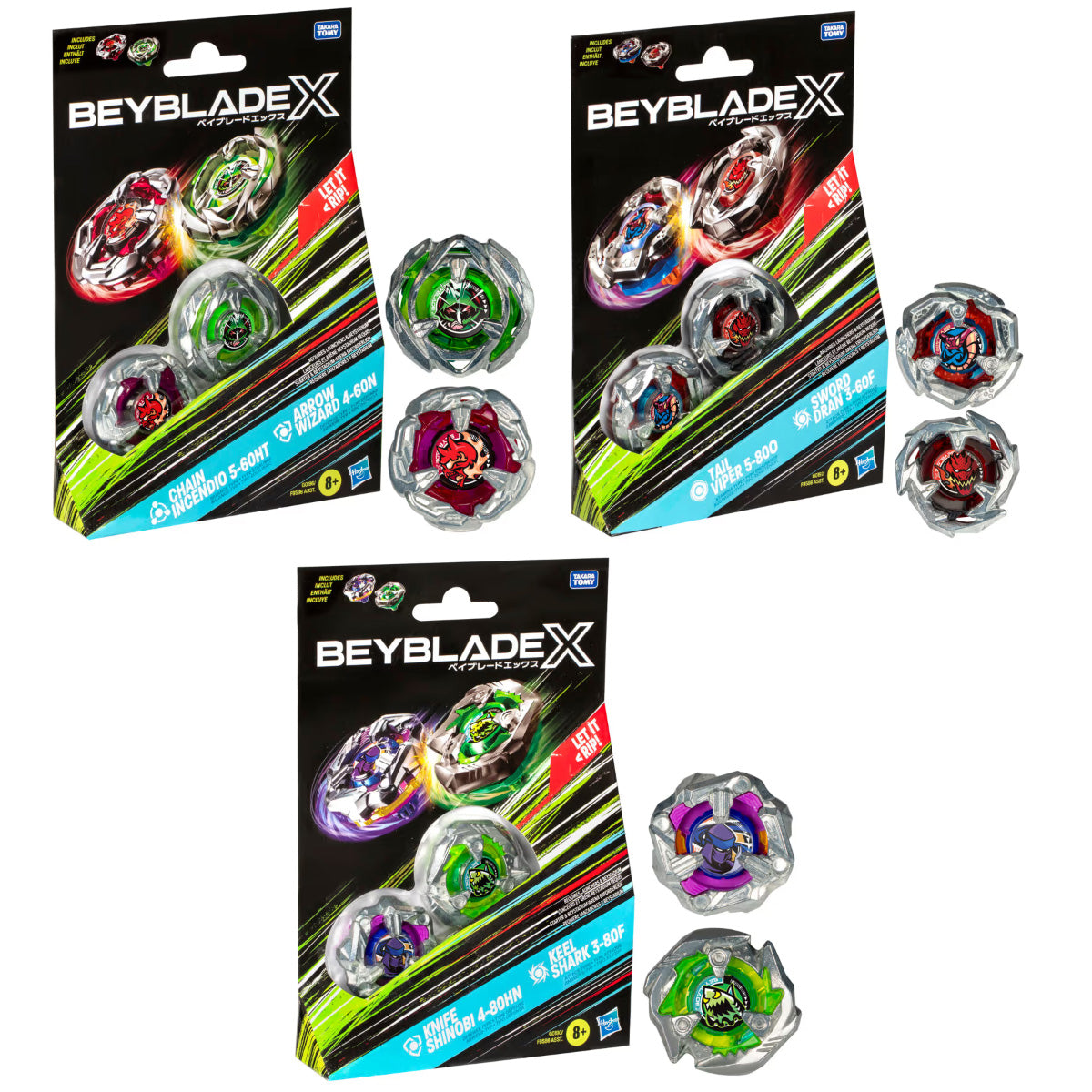 beyblade x - dual pack - un modello assortito