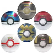 pokémon - poké ball tin da collezione - modello assortito