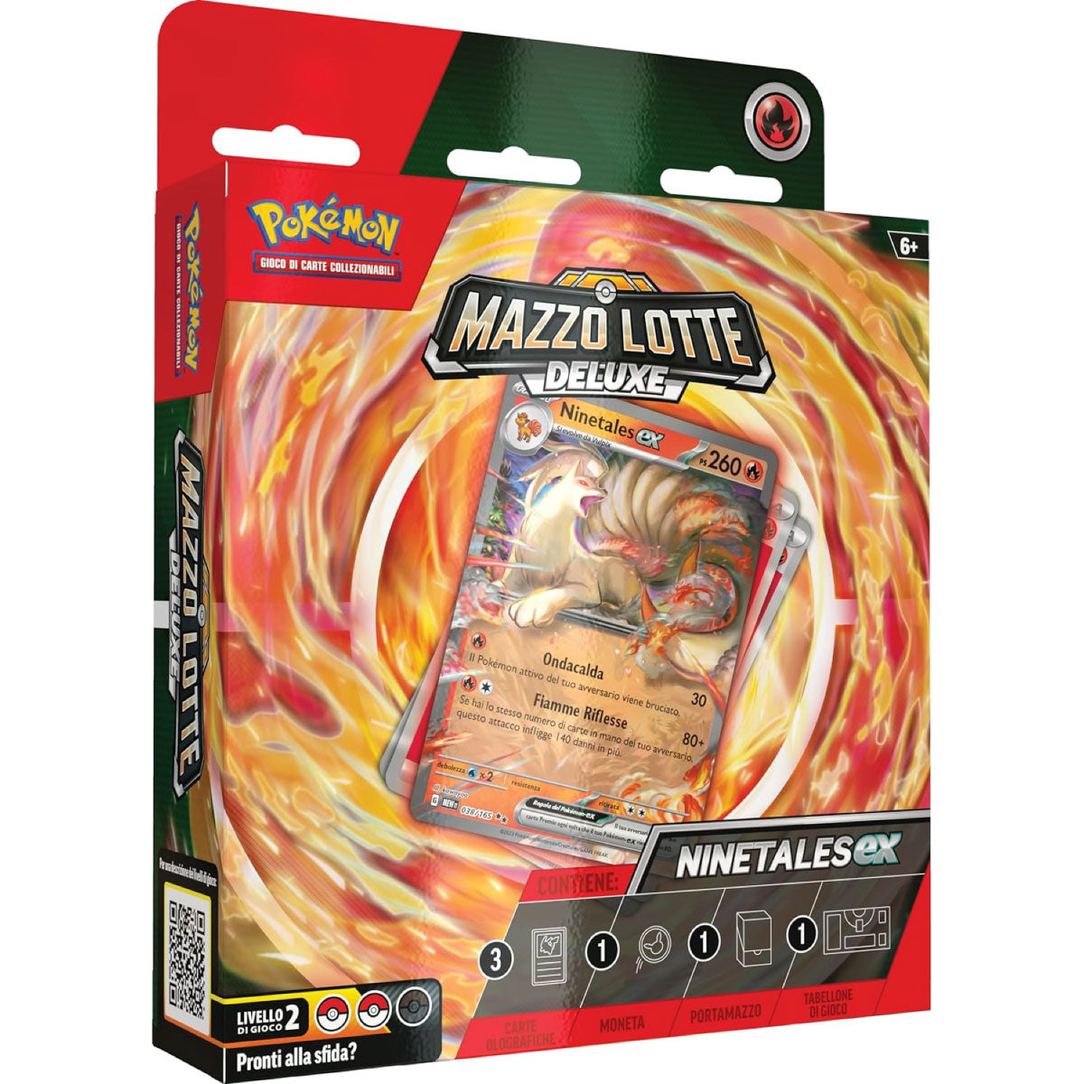 pokémon - mazzi lotta deluxe - ninetales-ex (ita)
