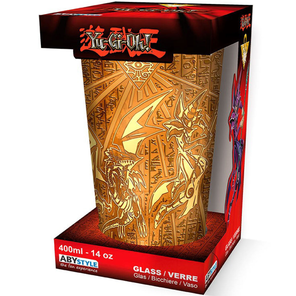 yu-gi-oh - bicchiere large 400ml - millenium