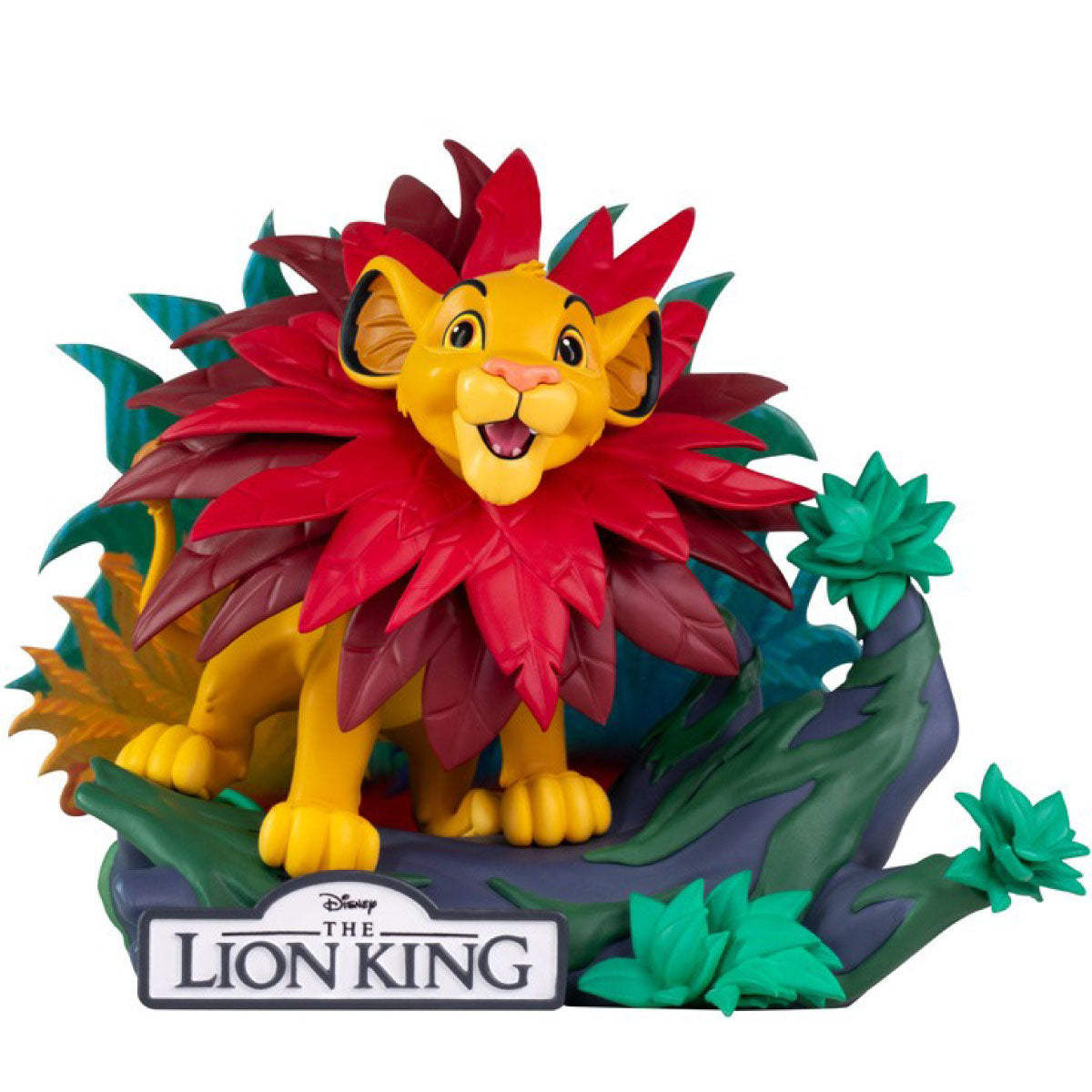 disney: il re leone - simba - statua 10cm