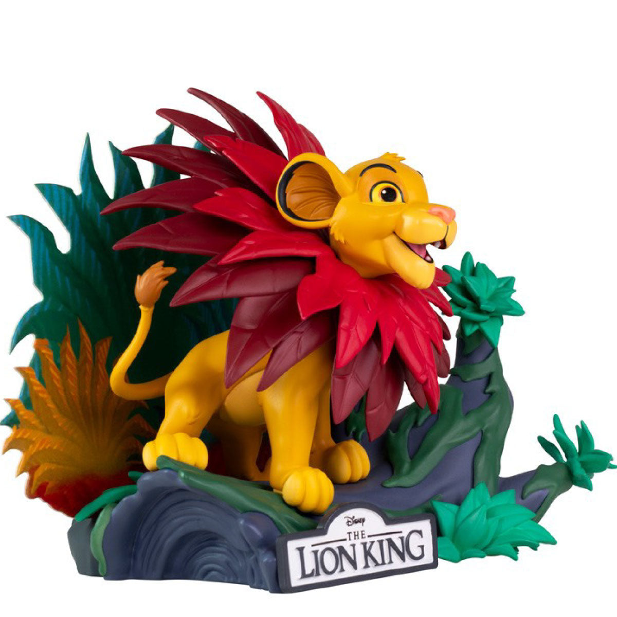 disney: il re leone - simba - statua 10cm