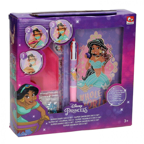 disney princess - crea il tuo diario segreto - jasmine