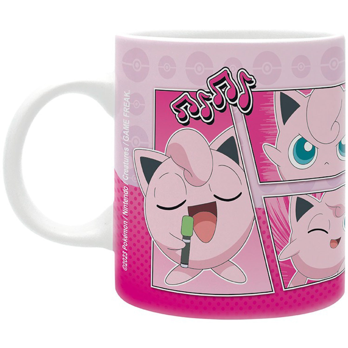 pokemon - tazza 320ml - jigglypuff comic strip