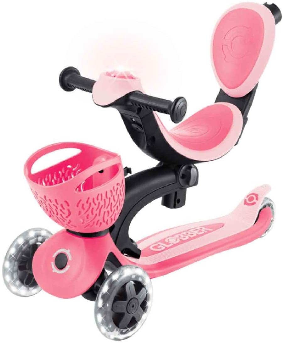 globber - go-up baby light 360° - deep pastel pink