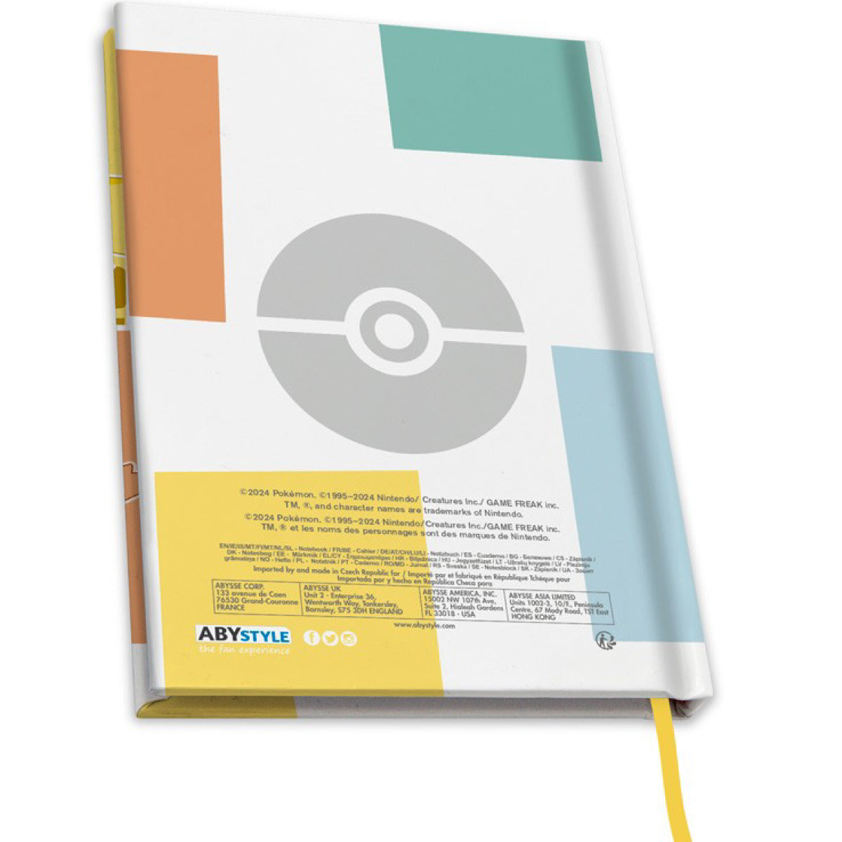 pokemon - notebook a5 - kanto starters