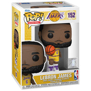 nba: lakers - lebron james (6 home jersey) 9cm - funko pop! 152