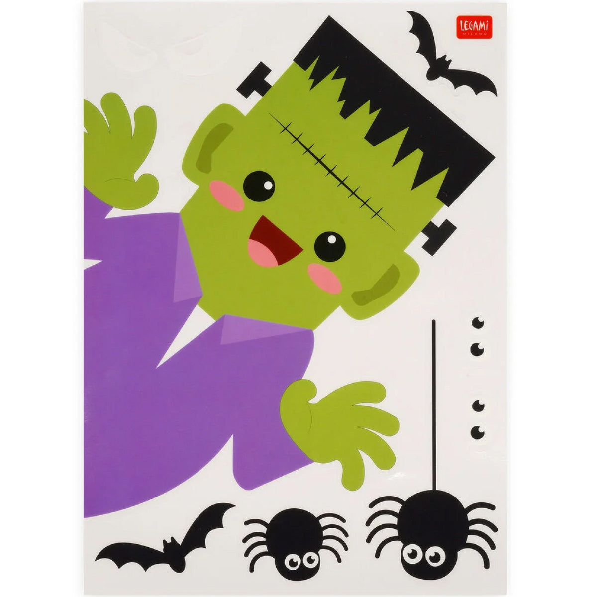 set 35 adesivi elettrostatici per finestra - windo-wow - halloween