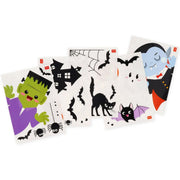 set 35 adesivi elettrostatici per finestra - windo-wow - halloween