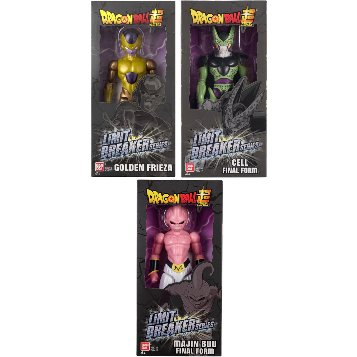 dragon ball super - limit breaker series - villain personaggio assortito 30cm