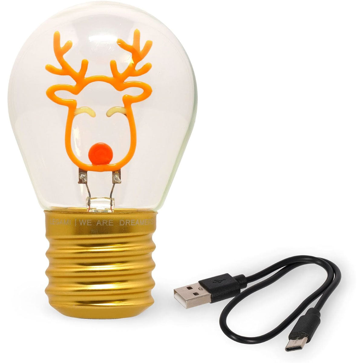 lampada da tavolo - bulb fiction - reindeer