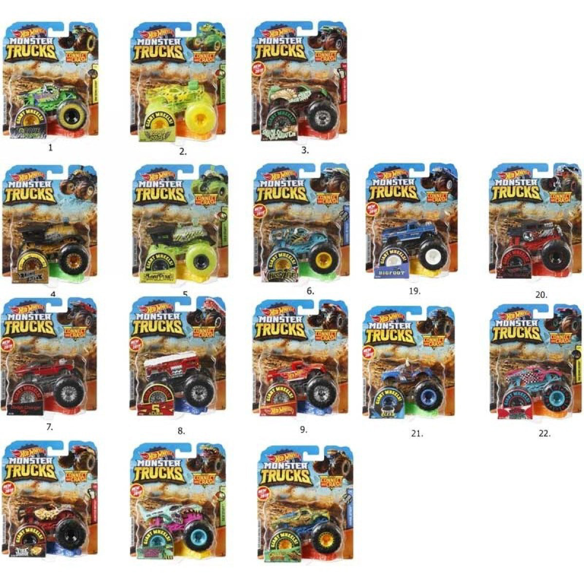 hot wheels monster truck - modello assortito