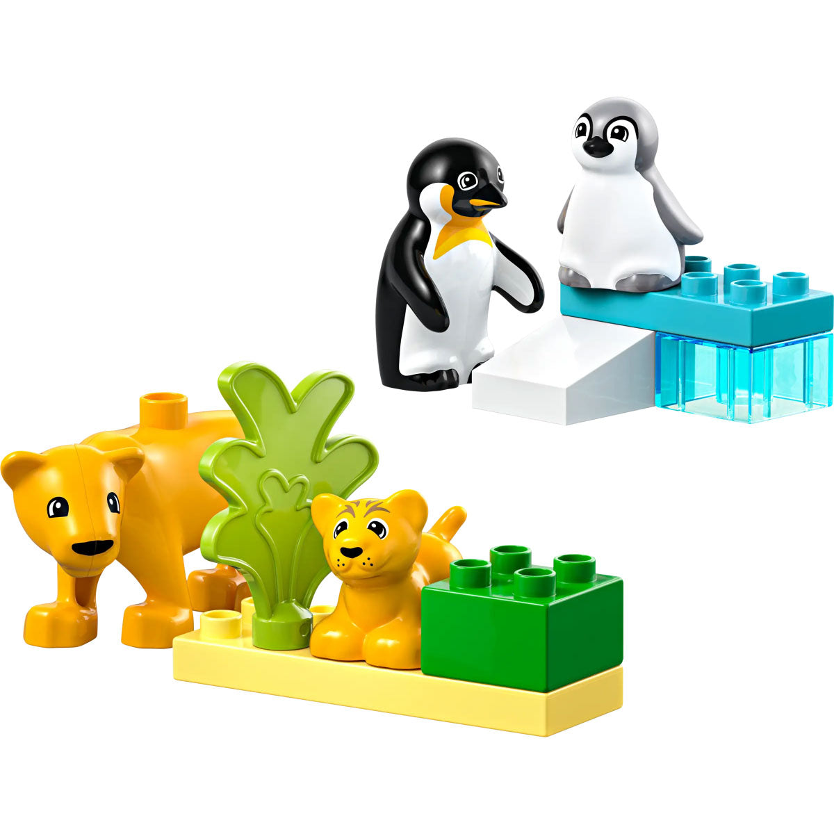 LEGO Duplo 10442 famiglie di animali: pinguini e leoni