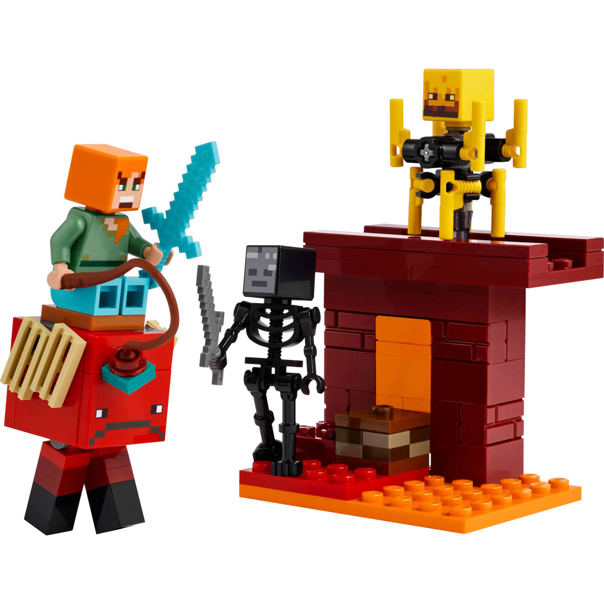 LEGO Minecraft 21266 battaglia sul ponte del nether