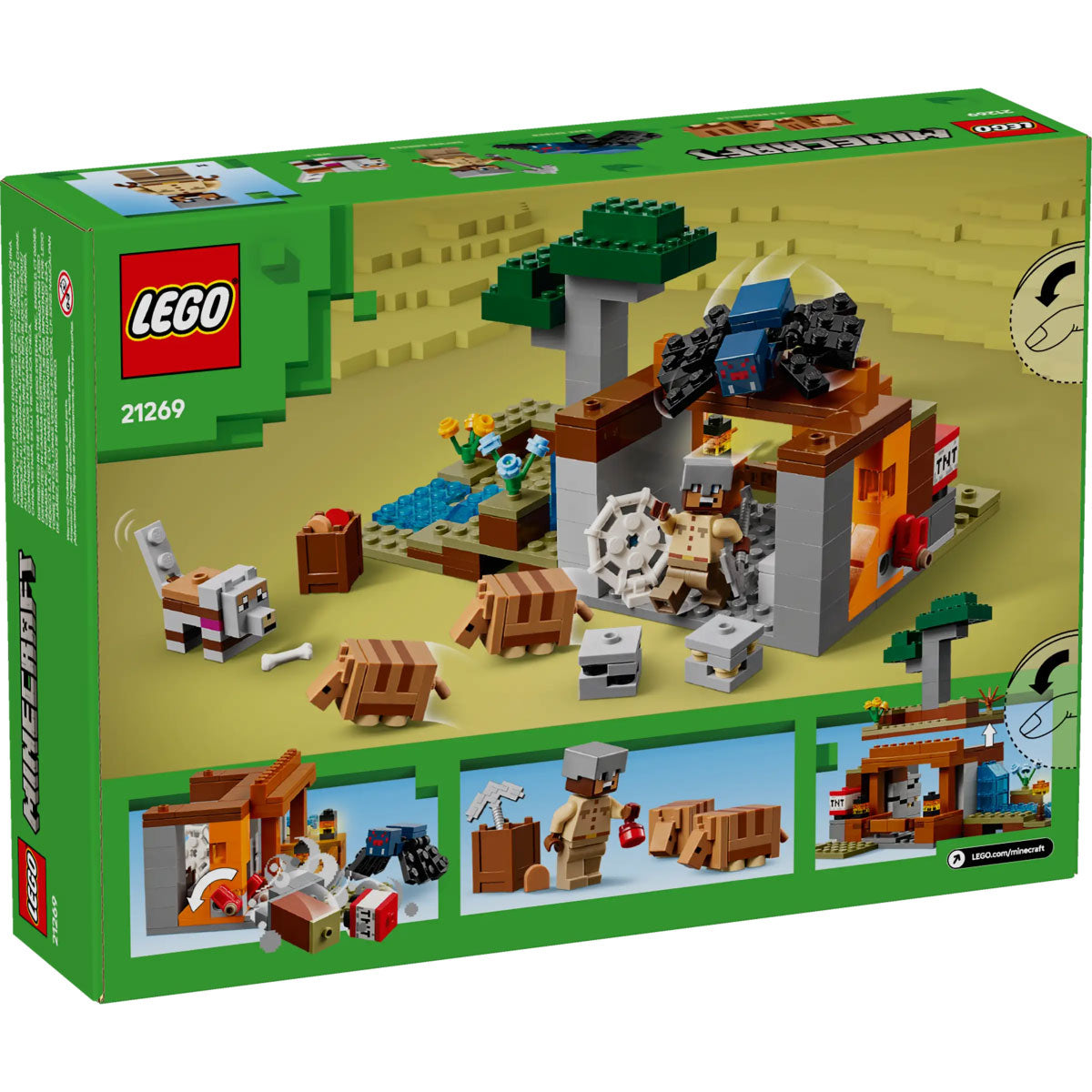 LEGO Minecraft 21269 spedizione nella miniera dell’armadillo