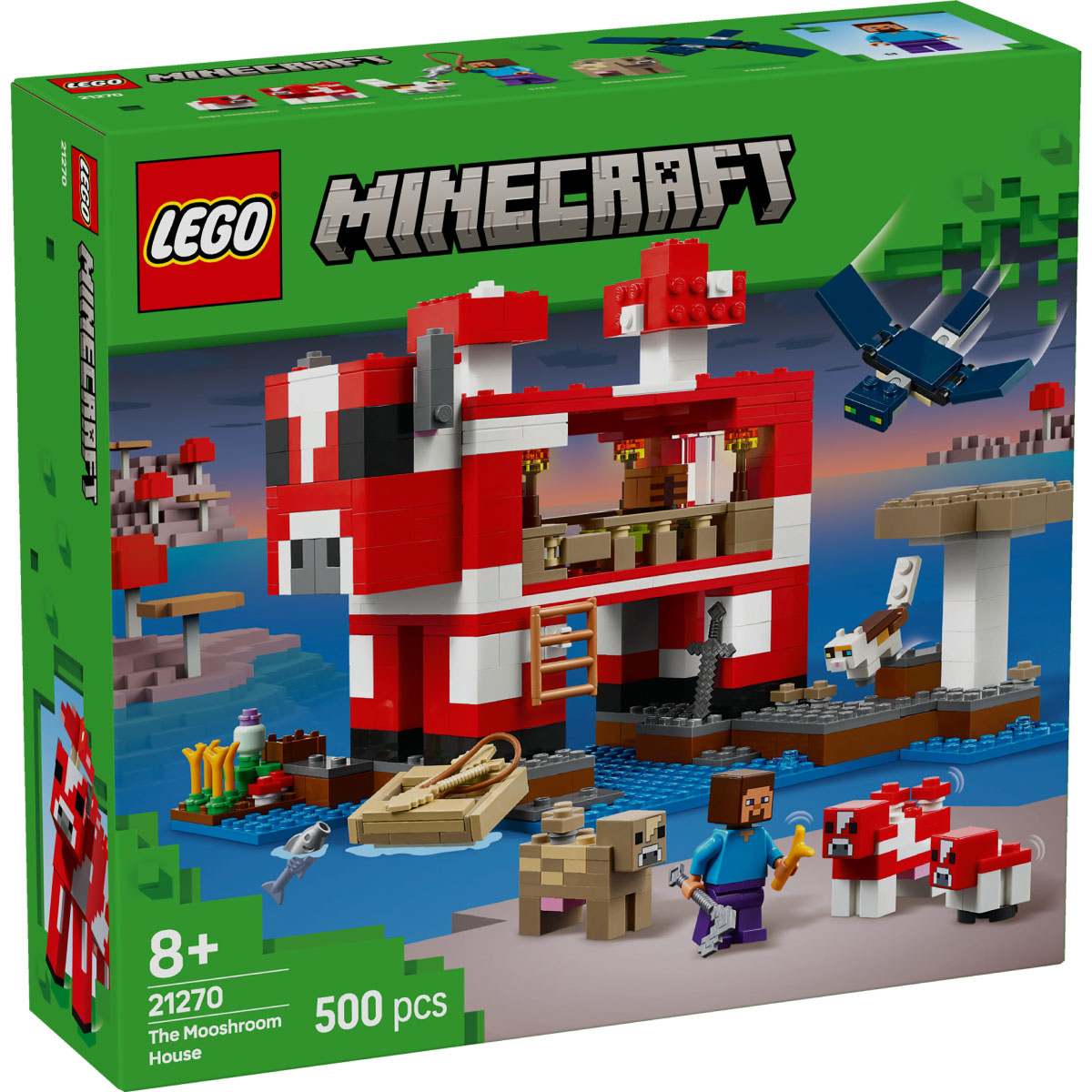 LEGO Minecraft 21270 la casa del mooshroom
