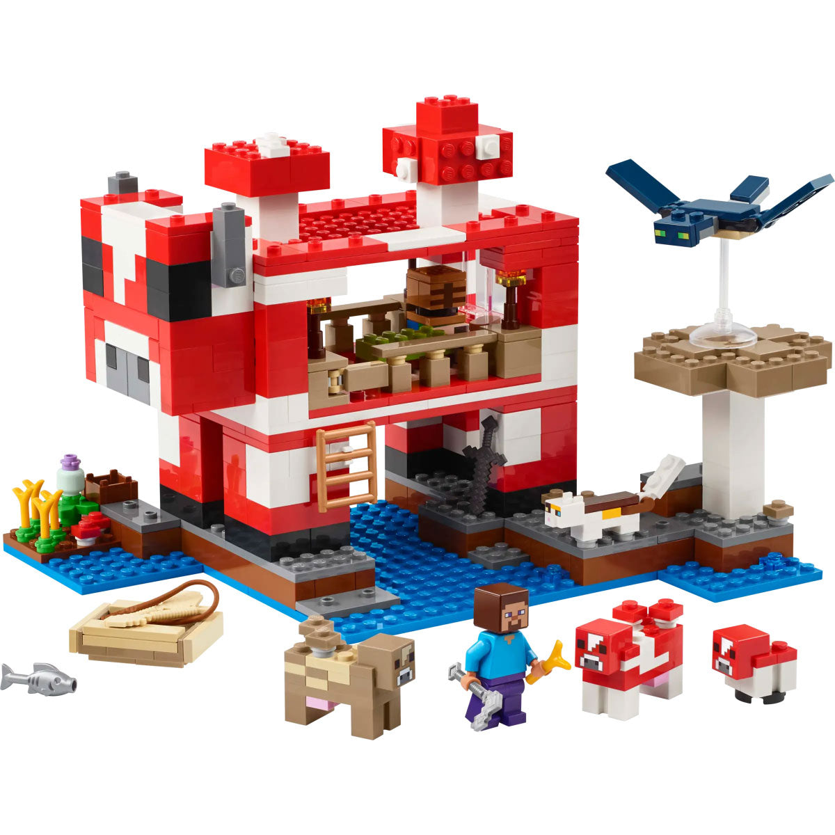 LEGO Minecraft 21270 la casa del mooshroom