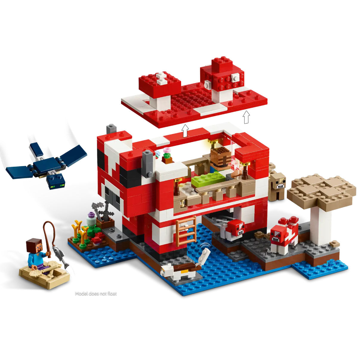 LEGO Minecraft 21270 la casa del mooshroom