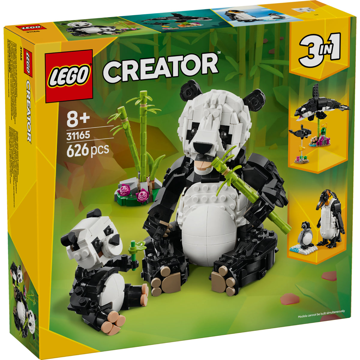 LEGO Creator 31165 animali selvatici: famiglia di panda