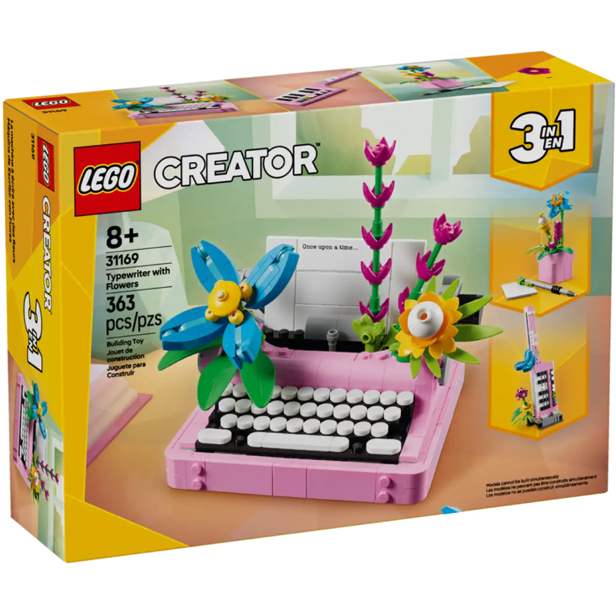 LEGO Creator 31169 macchina da scrivere con fiori