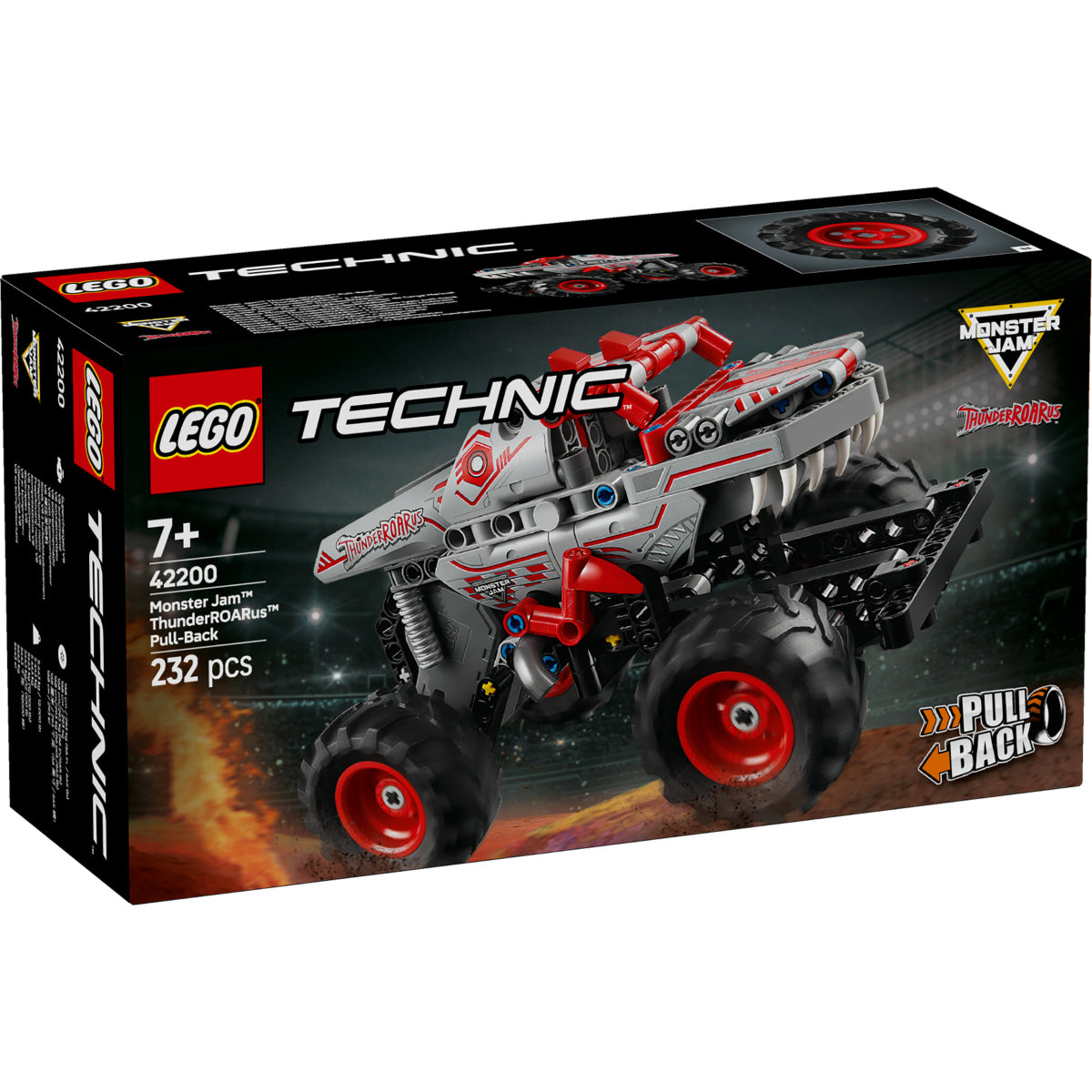LEGO Technic 42200 pull-back monster jam™ thunderroarus™