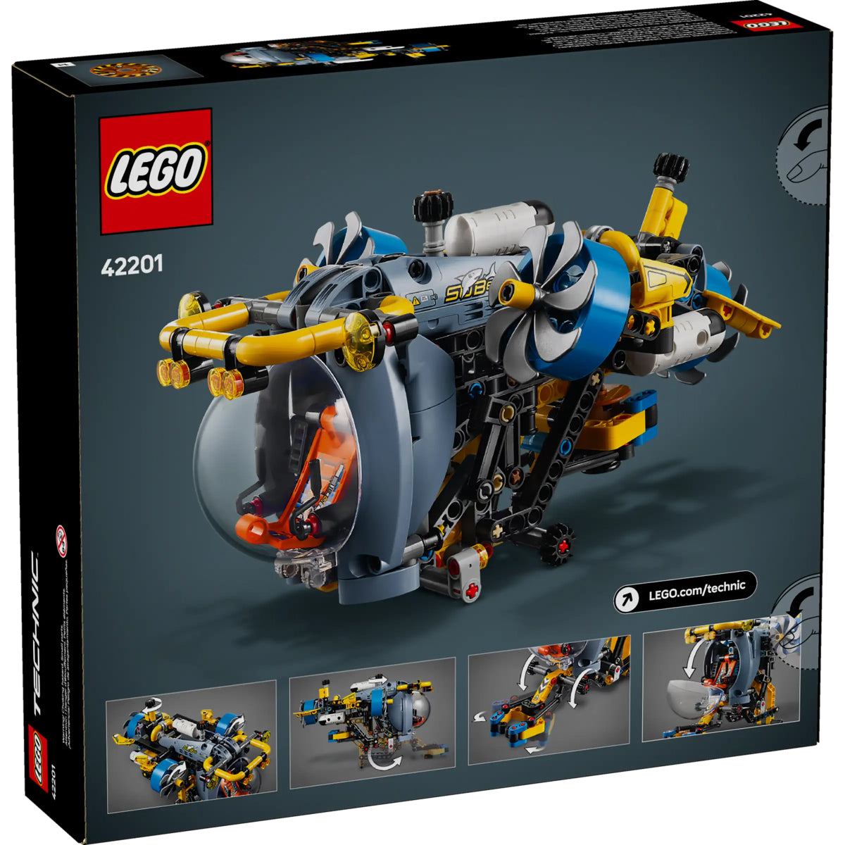 LEGO Technic 42201 sottomarino per esplorazioni abissali