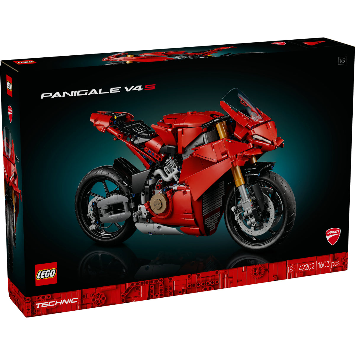 LEGO Technic 42202 motocicletta ducati panigale v4 s