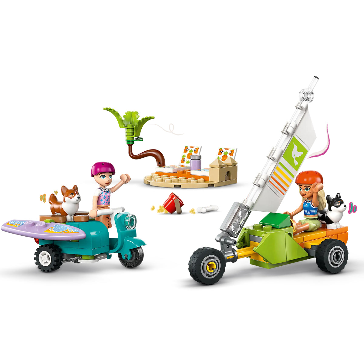 LEGO Friends 42641 avventure canine su windskate e sidecar