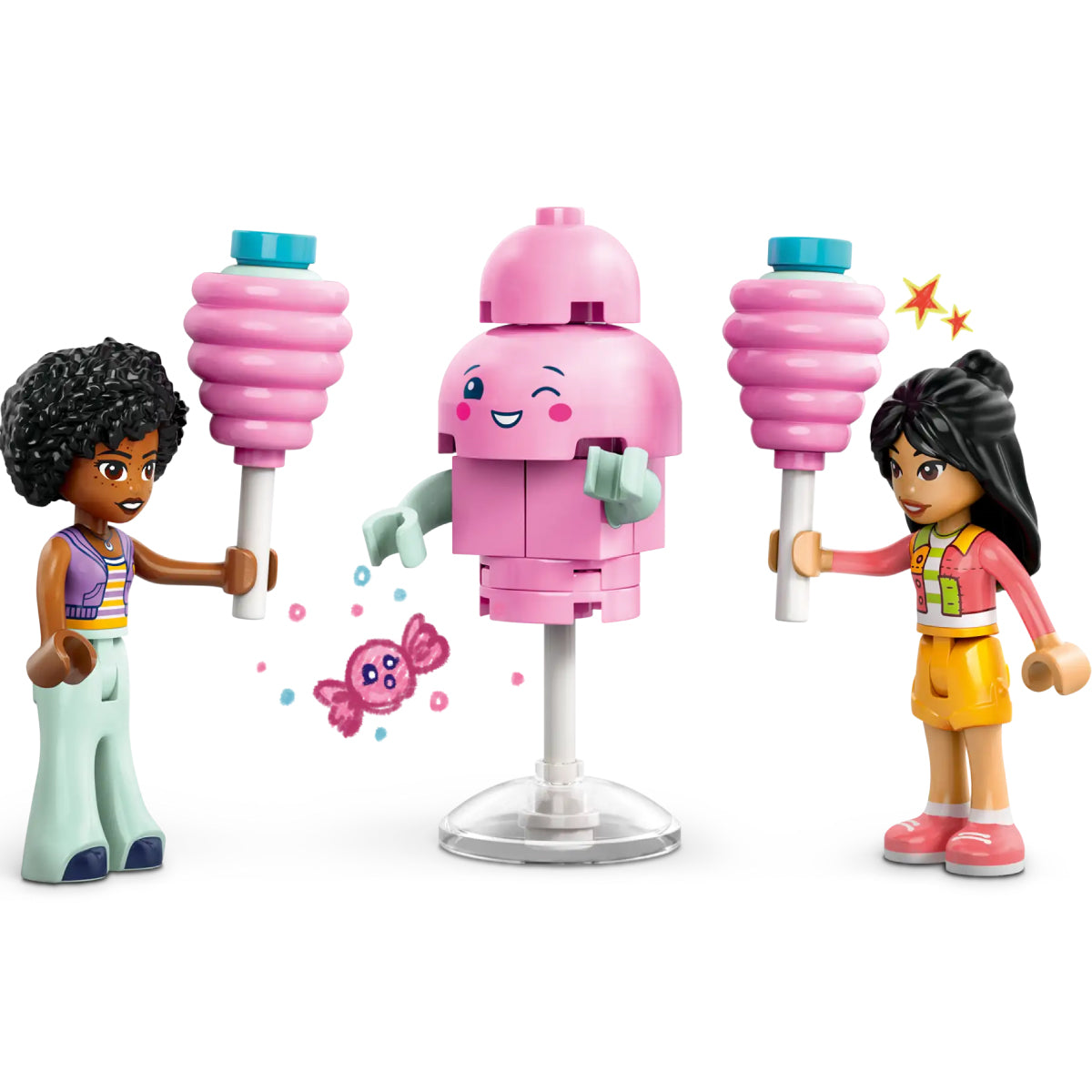 LEGO Friends 42643 bancarella di zucchero filato e scooter