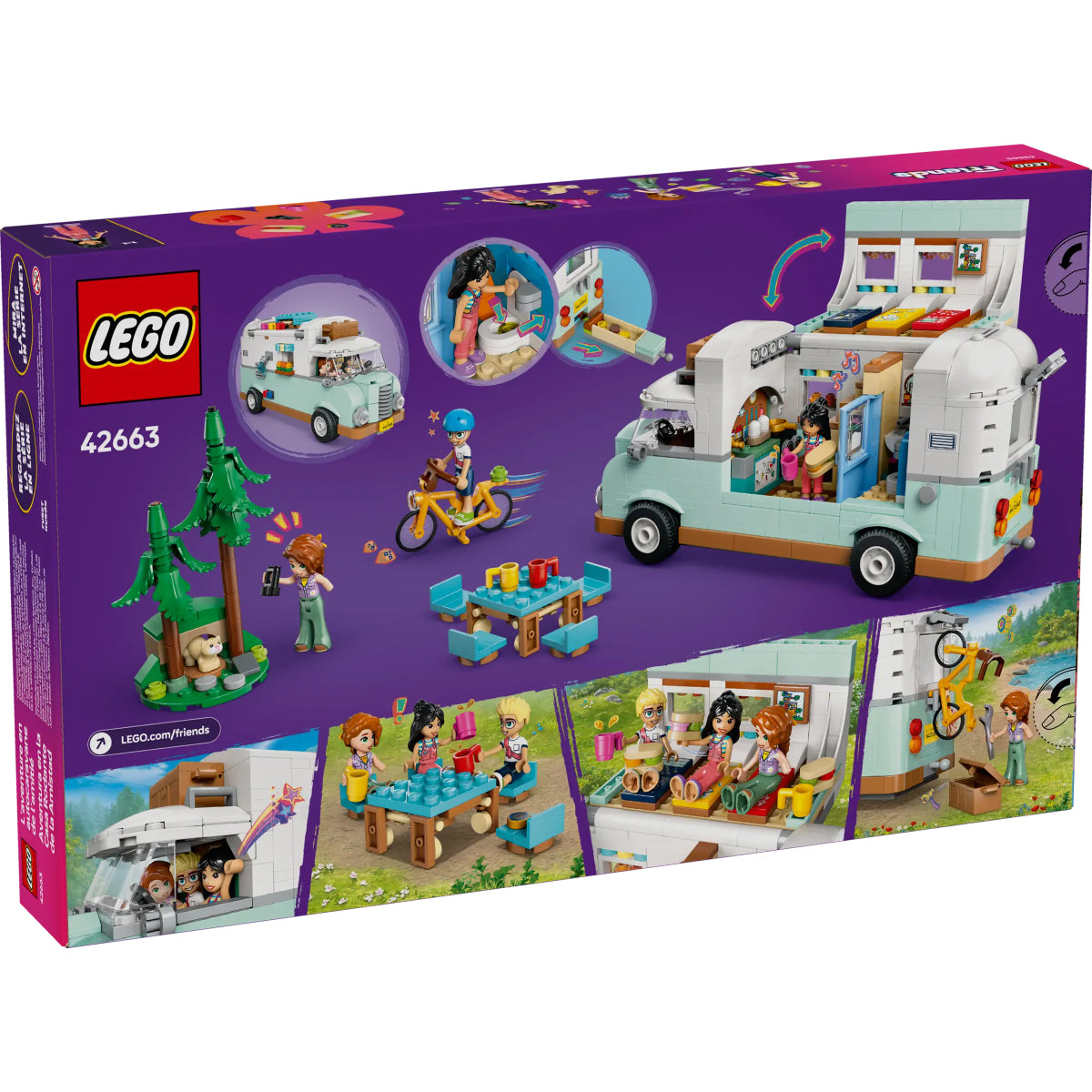 LEGO Friends 42663 avventura sul camper dell’amicizia