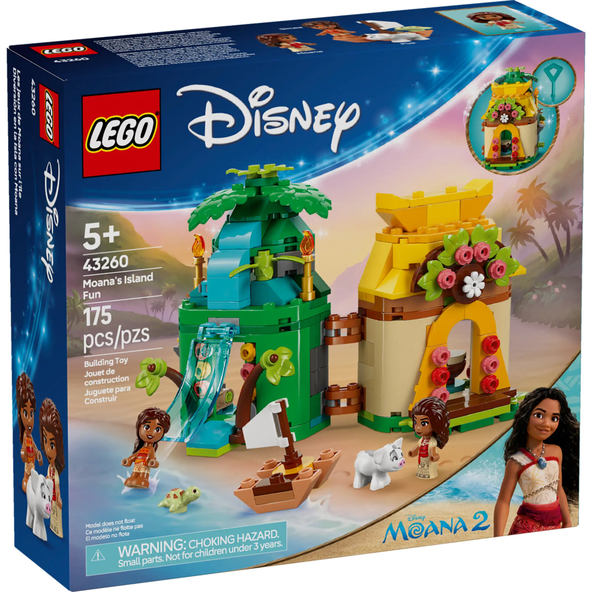 LEGO Disney Princess 43260 divertimento sull’isola di vaiana